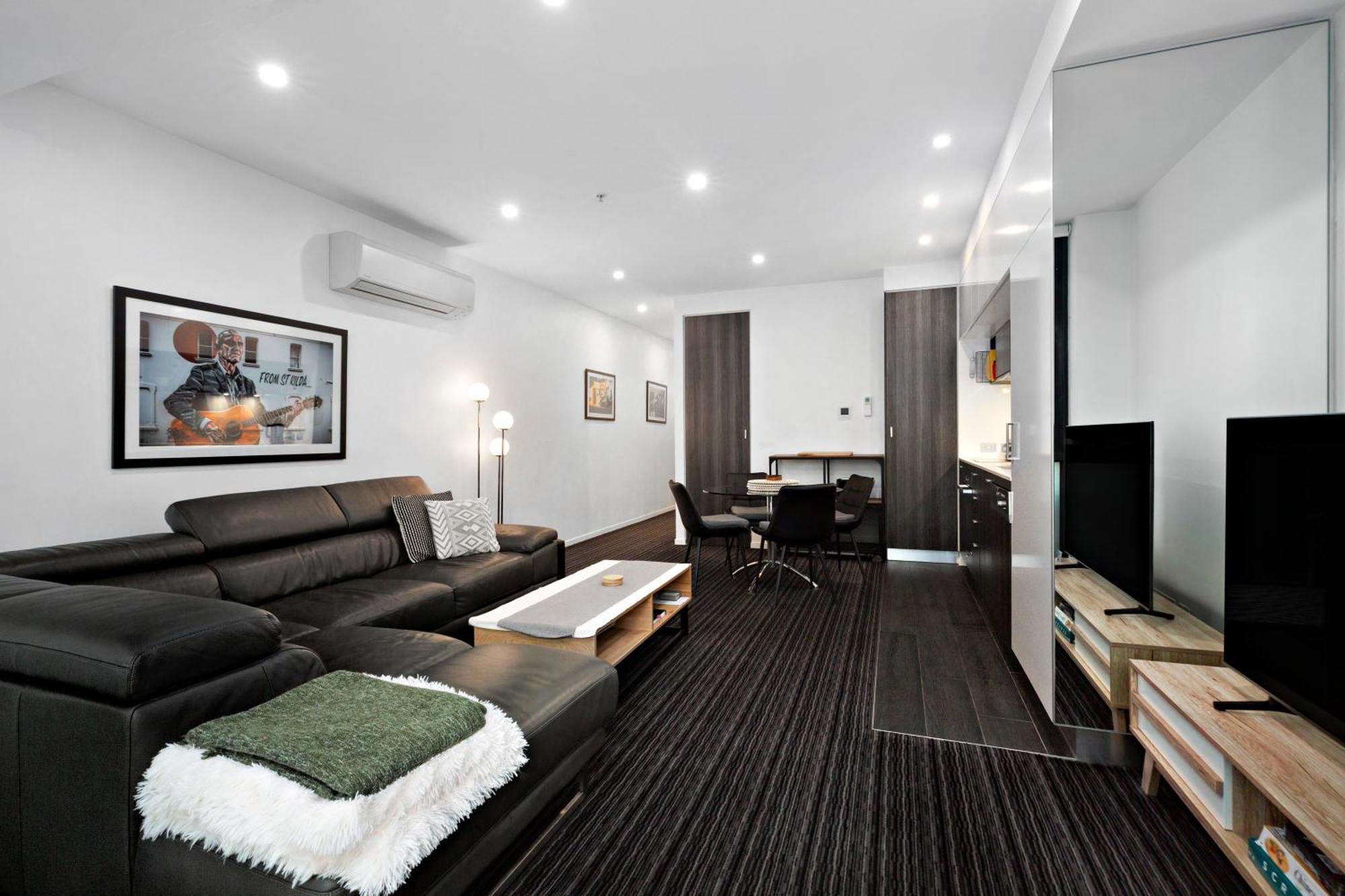 Modern Quiet 1 & 2 Bed Apt Opposite Albert Park Melbourne Kültér fotó